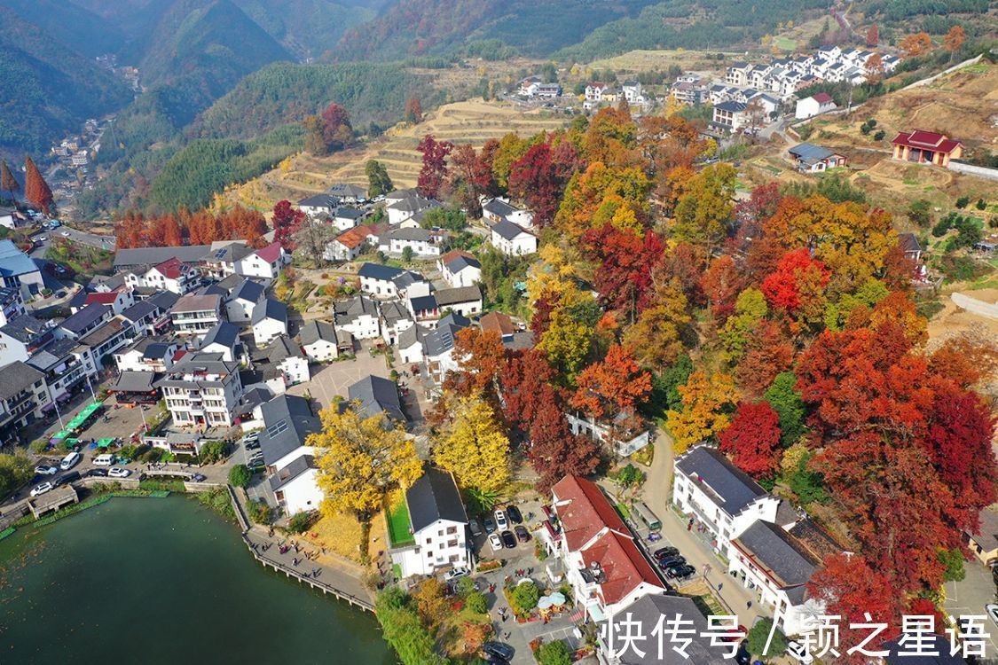 秋色|古村秋色美,堵车绵延十里不绝,还没到村,天黑了