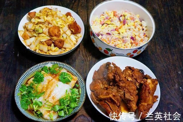 好吃|晒晒一家三口的晚餐,20分钟做好,好吃又营养,家人爱吃身体棒