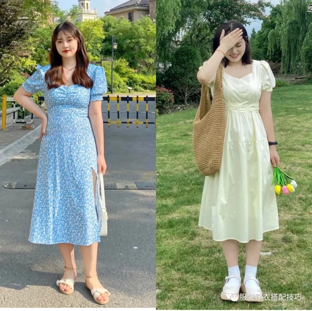 上半身|微胖女生不会选连衣裙?从这几个方面入手,显瘦真的没那么难!