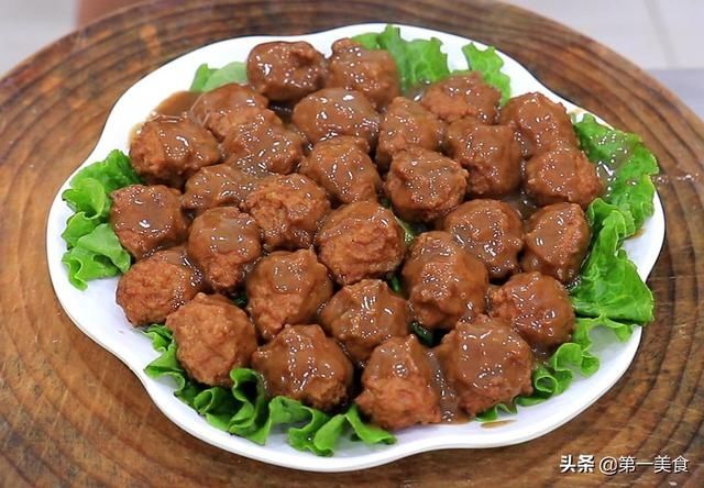 做法|肉丸子好吃有诀窍，厨师长教你饭店秘制做法，香糯Q弹，久煮不散