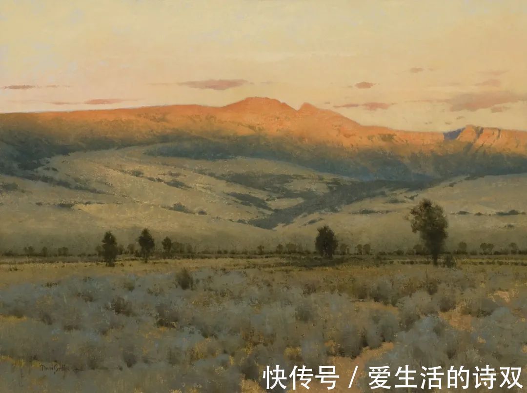 卢伯克$大卫·格里芬的风景油画高清图,放大看,更迷人
