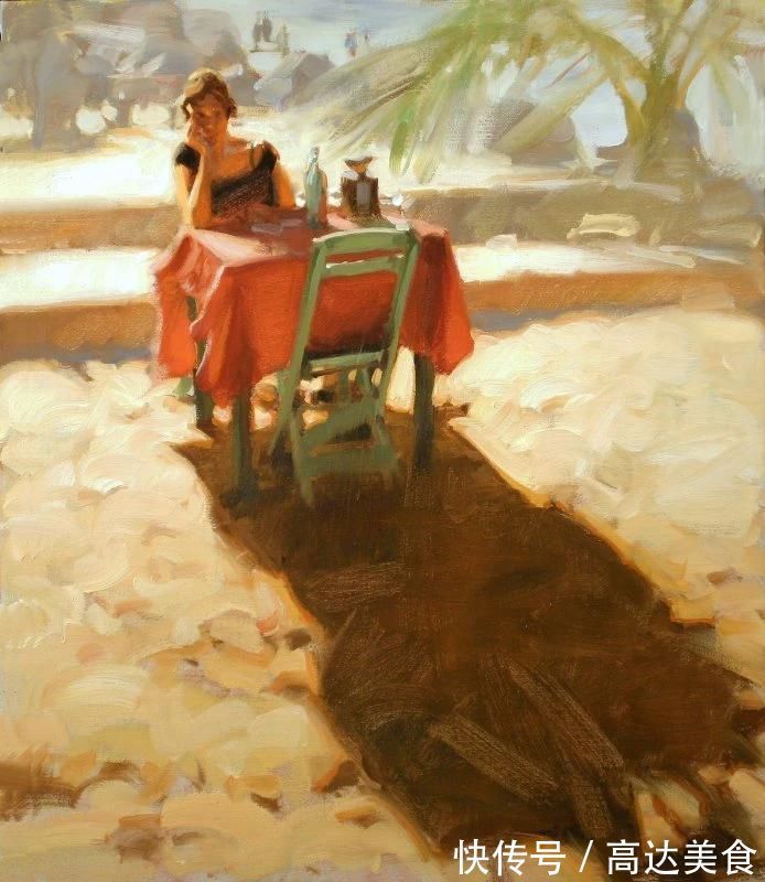 印象派@迷人的光影迷人的你,这样的油画太有感染力