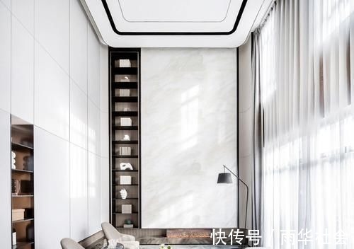 现代人|587㎡最美新中式别墅,处处诗意,第一眼就被玄关惊艳了