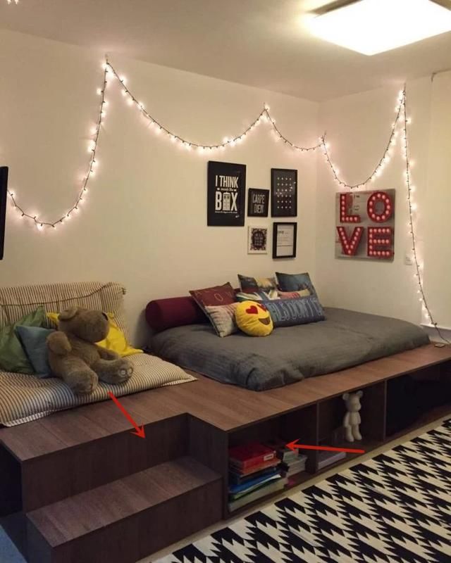 小户型|阶梯式榻榻米,单挑收纳能力,就已经甩普通榻榻米好几条街了