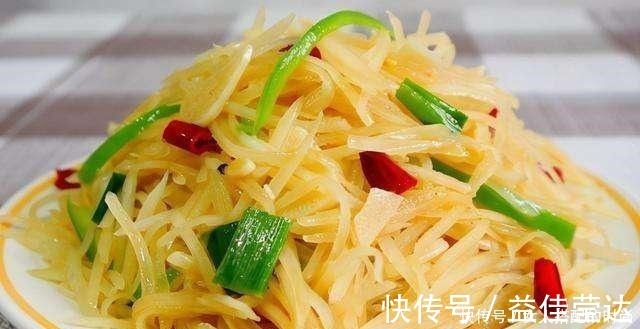 炒土豆丝粘锅不要焯水了,教你正确做法,土豆丝爽脆可口
