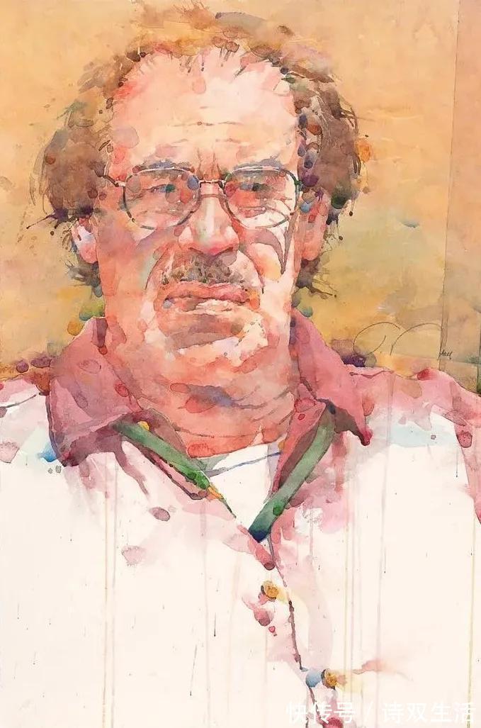 艺术学院&他笔下的人物生动活泼,色块叠加的恰到好处!