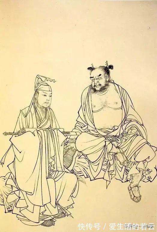 基本功@他的白描被评为“当代第一”,画仕女独辟蹊径