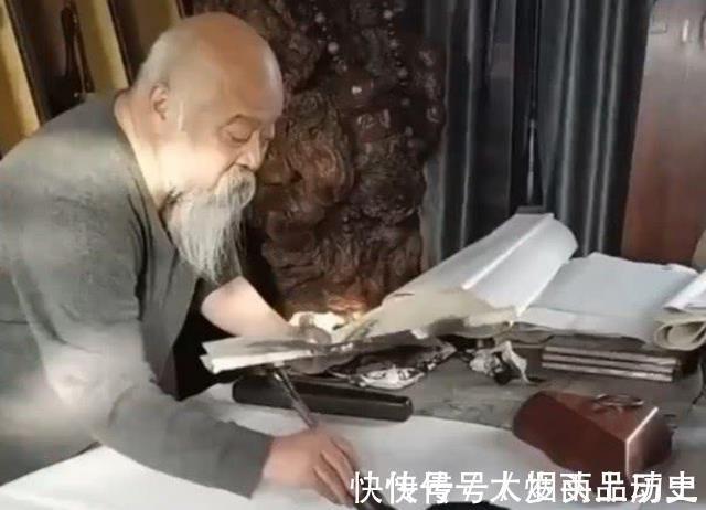 演艺界$李琦书法被批评:装模作样地乱写一通,毫无书法的魅力与章法