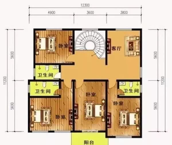 主体|建两层的别墅 这8款户型, 庄重大气, 能建一栋能吹一辈子