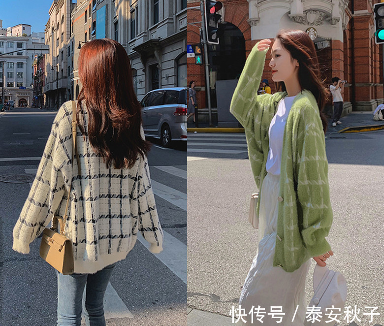 针织衫|大毛衣+半裙/裤=今秋最慵懒气质打开方式,时髦炸!