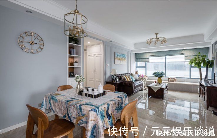 美式|朋友买的117平米三居室,一共才花13万,这美式风格太美了