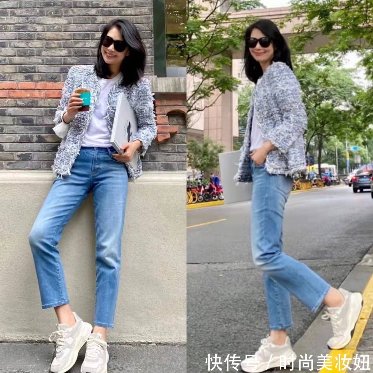 单调感|没想到,“运动鞋”可以搭遍所有衣服,不仅时髦洋气还很减龄
