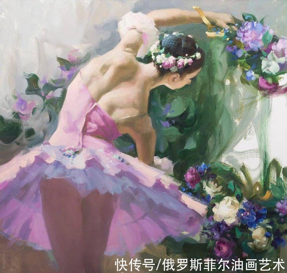 圣彼得堡$俄罗斯画家阿纳斯塔西娅·沃斯特雷佐娃漂亮油画作品欣赏