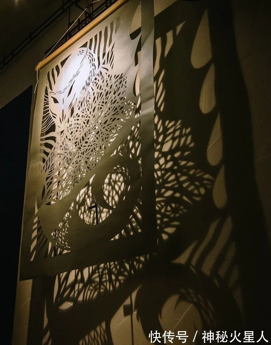 弗里达$她的剪纸作品太有想象力了!夸一句精美绝伦,一点也不过分