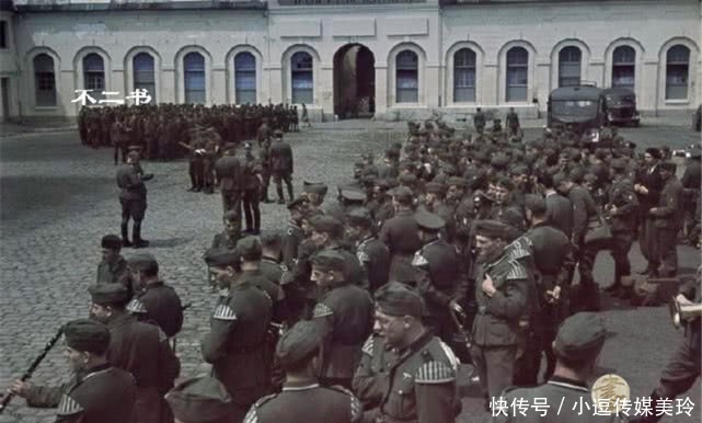 巴黎|彩色老照片：德占时期的法国，无人反抗德军压迫，巴黎人习以为常