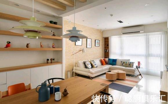 北欧风|90㎡清新原木北欧风毕业,邻居都说好看,花了20万,很值得