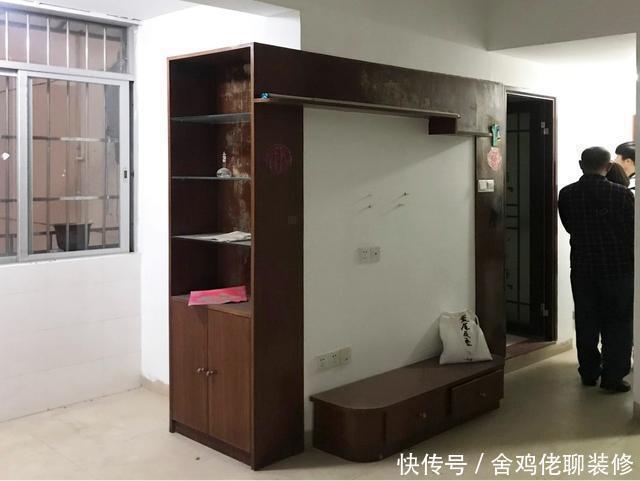 厨房|76㎡老破小,竟有4室1厅,可以住下一家五口,黑白灰简约实用