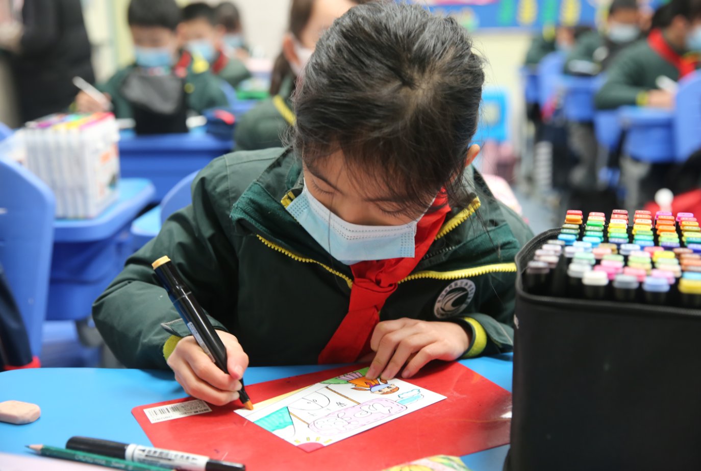 教育集团|杭州采荷第三小学教育集团：好暖！请收下孩子们的那份加油鼓劲！