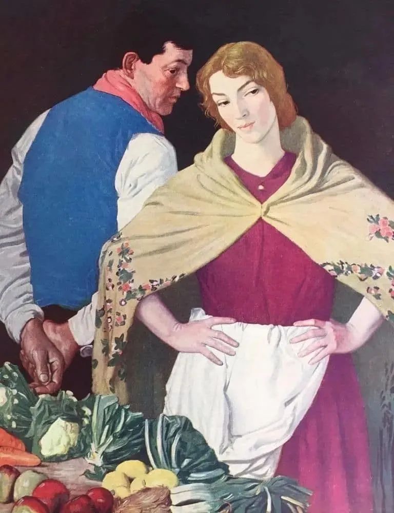 技艺$他的绘画技艺精湛,且富有想象力