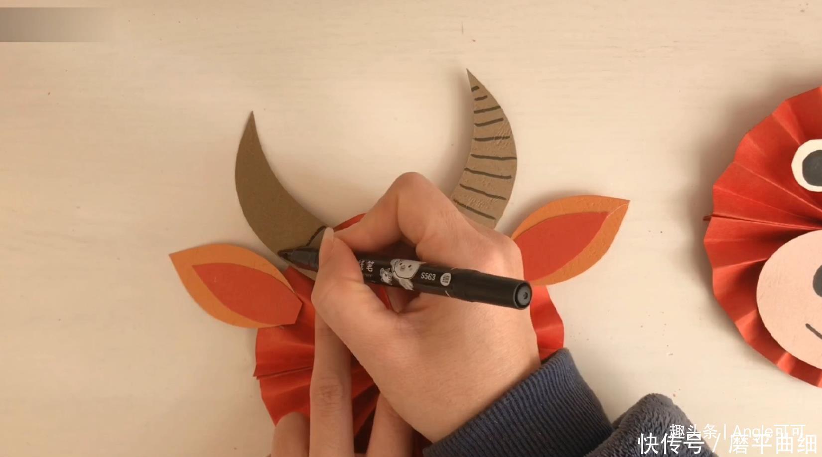 牛年装饰小手工,可可教你自己动手做一个,简单几步就能搞定