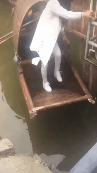 |搞笑GIF:这样的妹子 一看就不是省油的灯