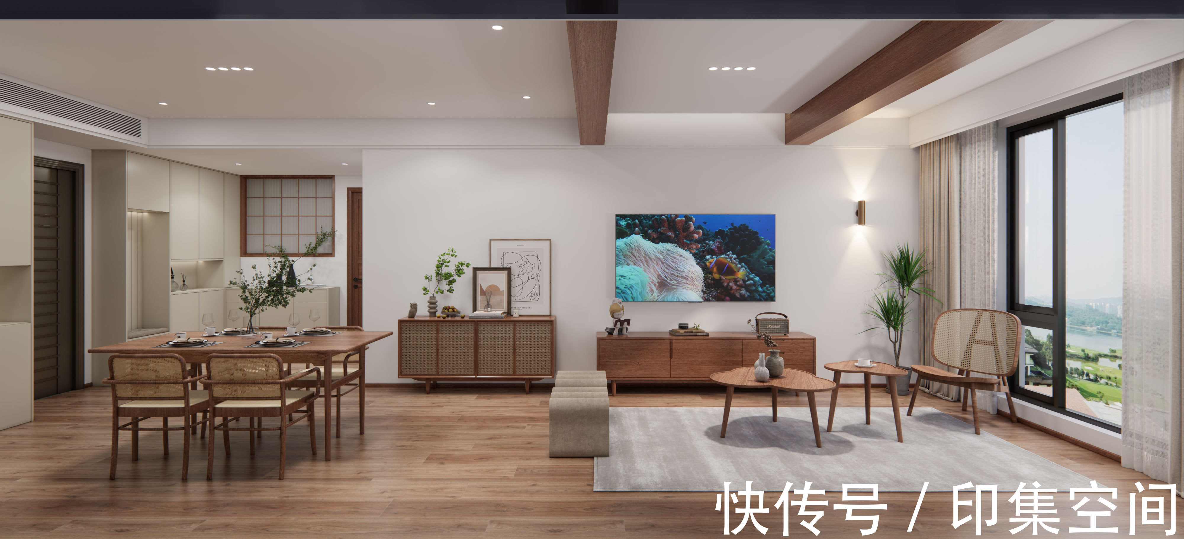 原木|保利观澜90㎡,文艺女青年的安闲