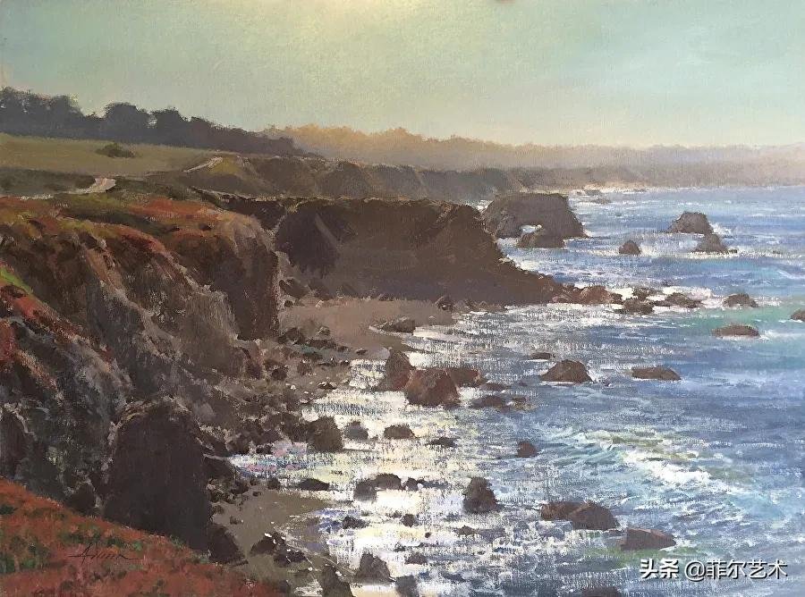 真实性|美国画家杰森·萨克兰色彩优美的外光派风景油画作品欣赏