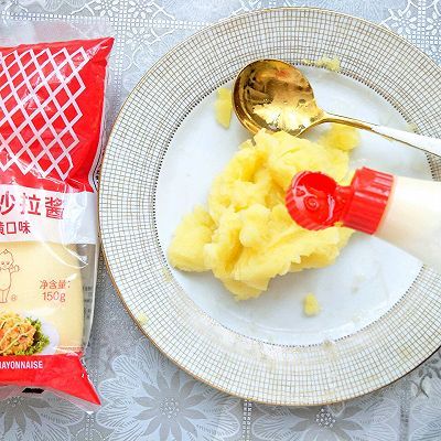 丘比沙拉酱|肉松土豆泥