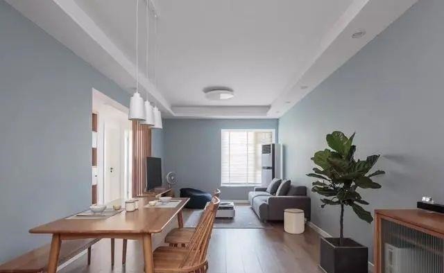 原木色|90平新房,过道、衣帽间太实用了,卫生间装折叠门,超明智!