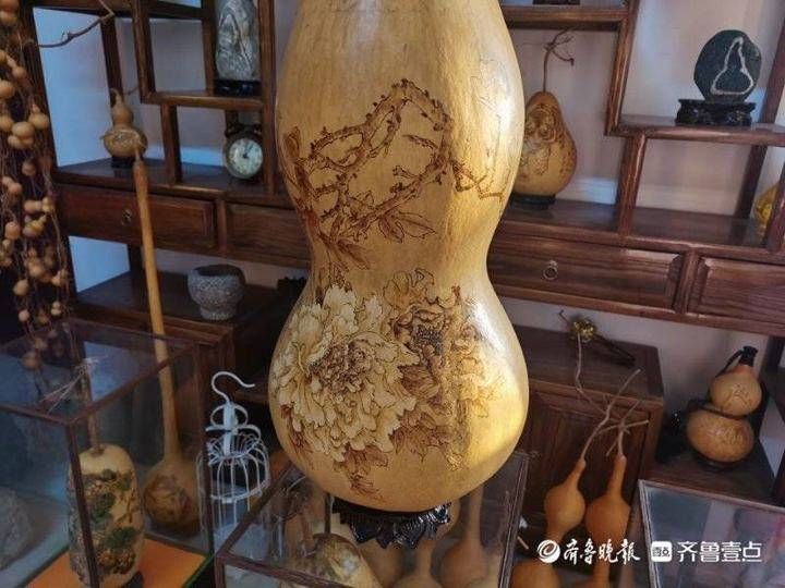  火墨|走近非遗泰山宋氏烙画葫芦，演绎“火墨”工艺传奇