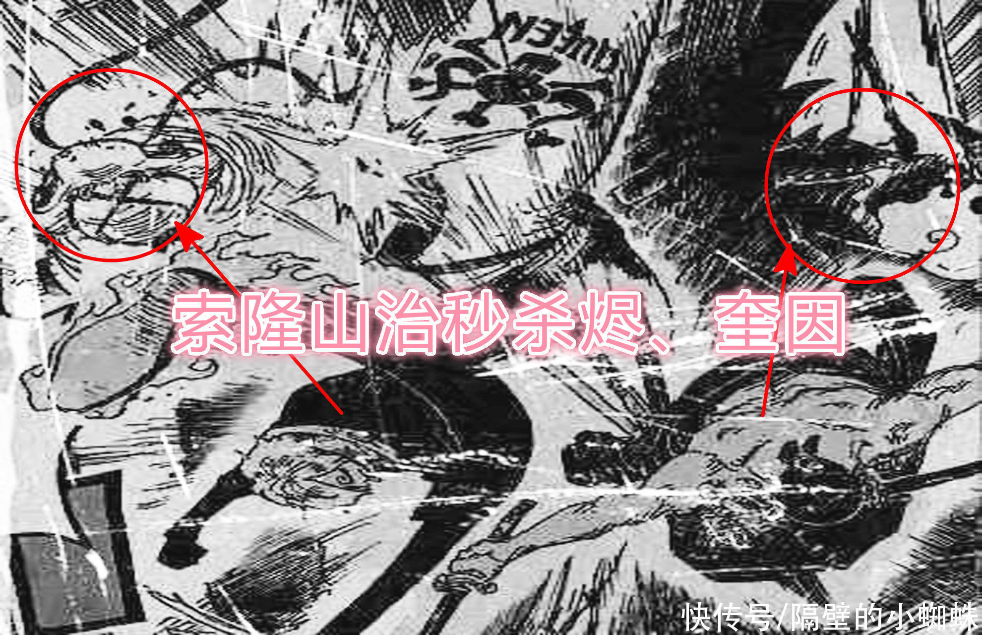 大招|海贼王1022话:情报图来袭!索隆山治开大招,秒杀烬和奎因
