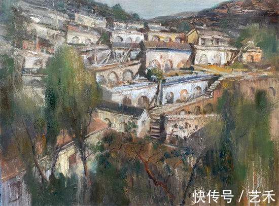 布面油画$我的陕北情怀——张丽2021油画作品欣赏