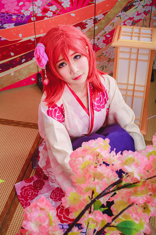 LOVELIVE!Maki同人和服cosplay