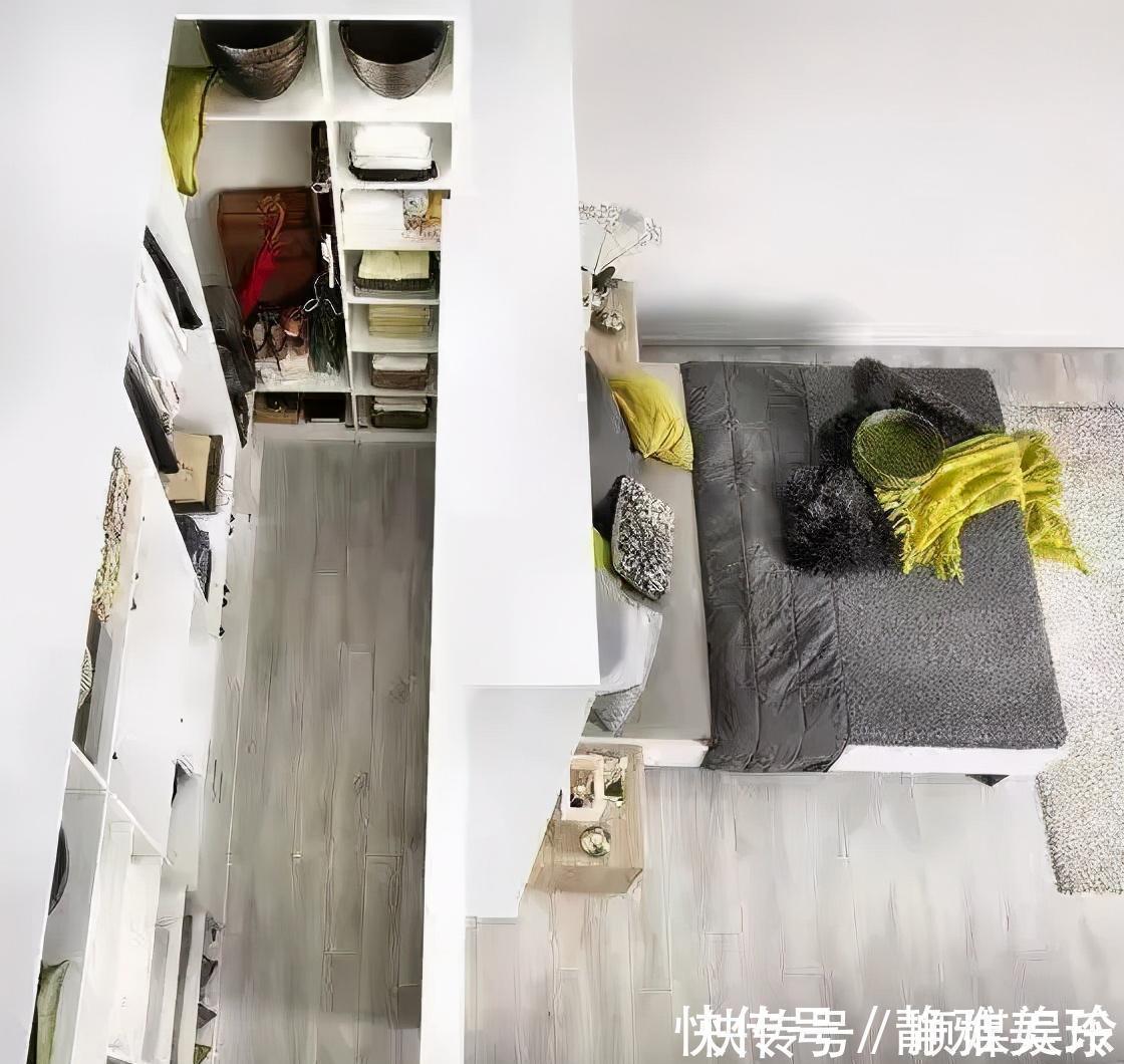 衣帽间|床头两侧利用好,最小的空间腾出衣帽间,比花费2间房打造效果好