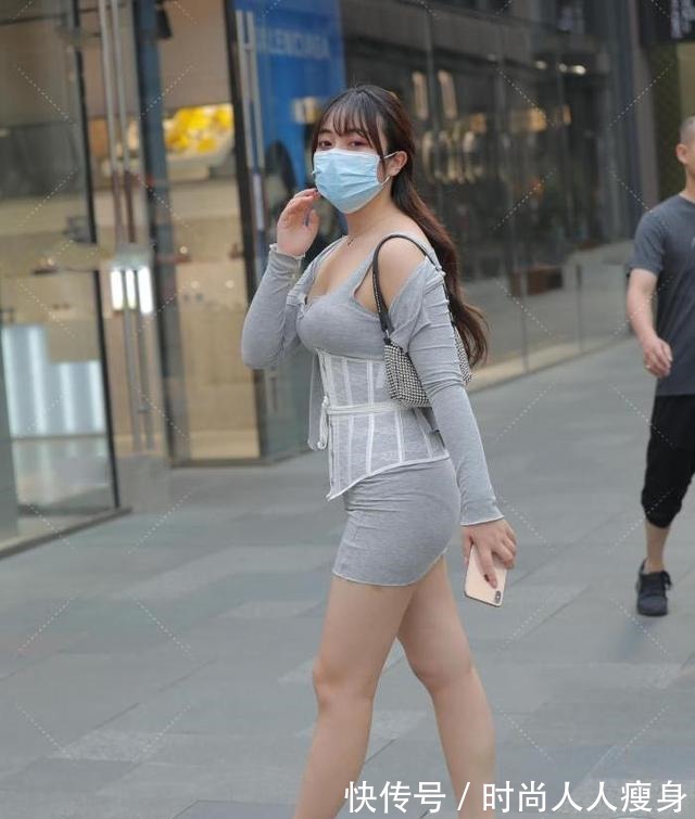 裙装 灰色裙装穿搭,束腰设计显身材,精致又大气!