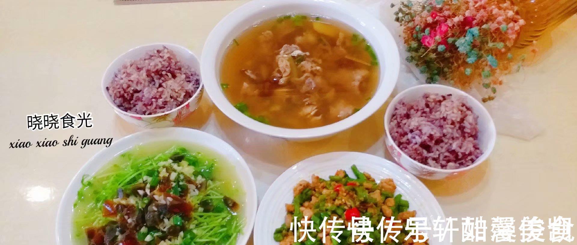 小米椒|母女俩的星期六晚餐,2菜1汤,简单不浪费,低脂营养还不怕长胖