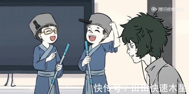 精卫|非人哉哪吒扮演铁面小青天，白泽科普不成还被打，精卫画功尚浅