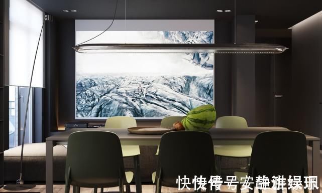 现代|灵活的深灰色的现代装饰设计，大气又漂亮