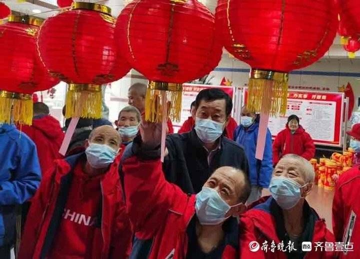 社会福利院|猜灯谜,包汤圆,济南市社会福利院老人欢乐过元宵
