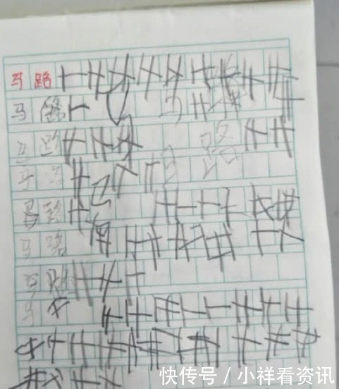 小学生被罚抄写“马路”一百遍，老师检查作业时被镇住了！