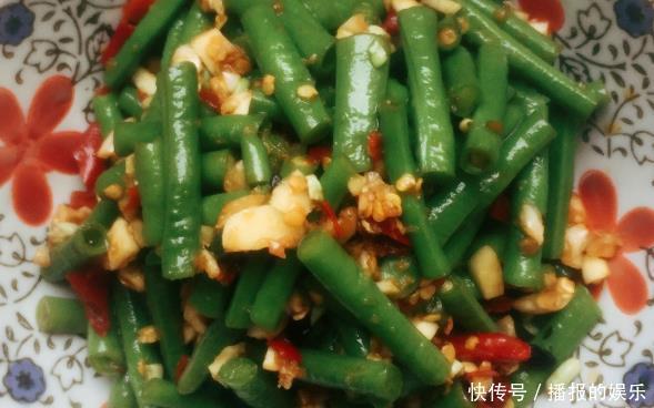 凉拌鱼香豇豆，下饭开胃爽口酥脆，是孩子们补维生素的首选食品