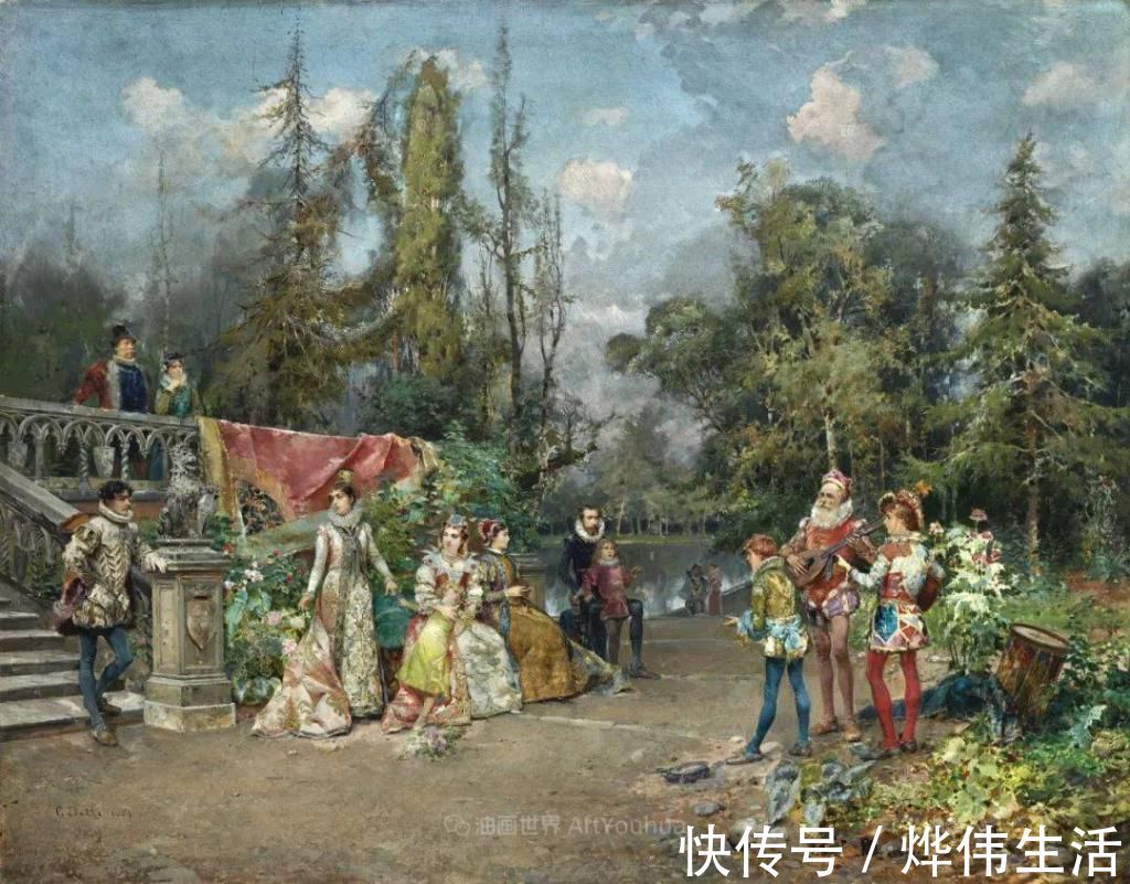 august@华丽的服饰,精美的人物,田园牧歌式的情感