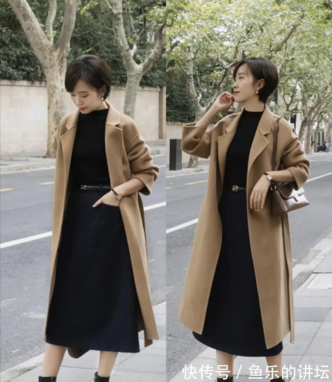 靴子 今冬大衣流行“过腰不过脚踝”!这样穿搭走路带风,气场更足
