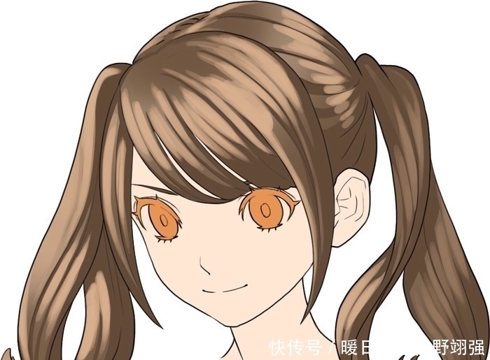 交界处|人物头发上色其实很简单!画不好是你没学会正确的绘画方法!