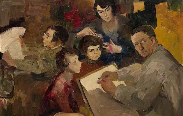 俄罗斯!色彩这么艳丽,居然是列宾工作室出来的画家