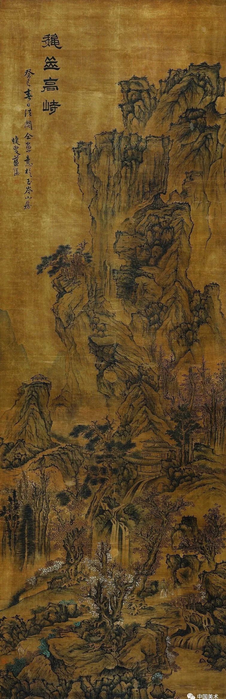 职业画家|他的老师是董其昌,学生是陈洪绶,开创著名的“武林画派”