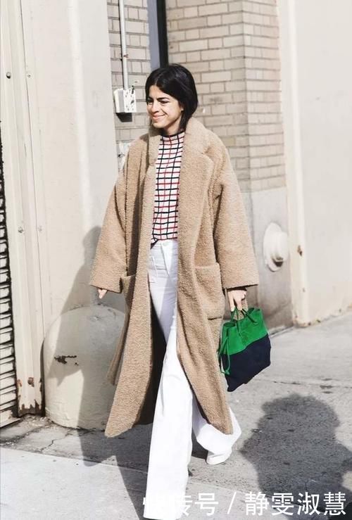 大衣+阔腿裤=今冬最in穿搭,选对单品,绝对又美又气质