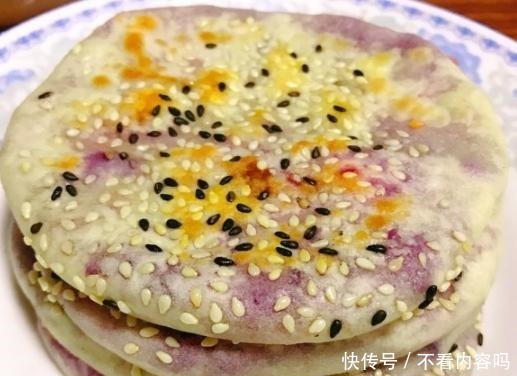 不用烤箱,如何做出软糯的紫薯饼紫薯加牛奶,轻松在家做