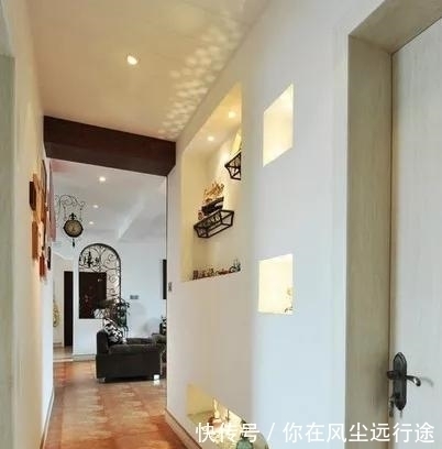 墙面|别把家里走廊过道浪费了,这样设计衣柜、书房都有了,漂亮还实用