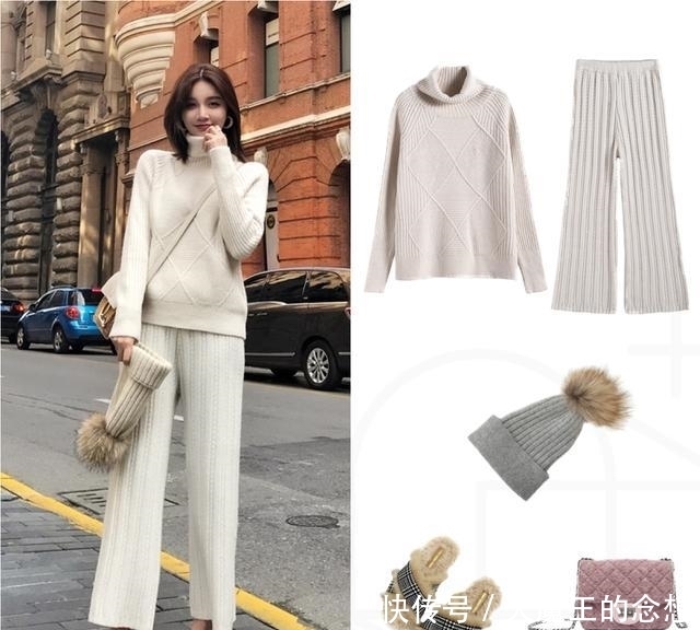 穿搭|不会搭配衣服看这里!12套高领毛衣冬天衣橱必备,照着穿就对了